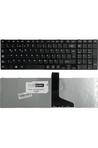 Toshiba Uyumlu Satellite C855-1l9, C855-1lc, C855-1ld, C855-1lp Klavye Tr Siyah