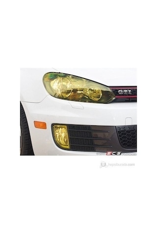 Sarı Far Stop Filmi Folyosu Kaplama Şeffaf Dayanıklı 1 Metre