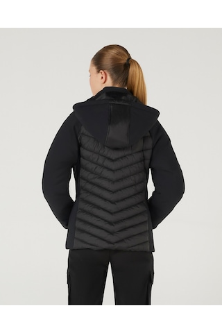 Skechers W Outerwear Padded Jacket Kadın Siyah Mont S242042-001 Siyah