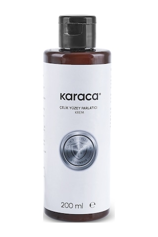 Karaca Çelik Yüzey Parlatıcı Krem Temizleyici Ve Mikrofiber Bez