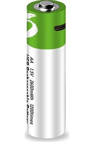 Maoyaya Hallow E15493-4 C Tipi Pil Bağlantı Noktası Şarj Edilebilir Aa Pil 4 Adet,