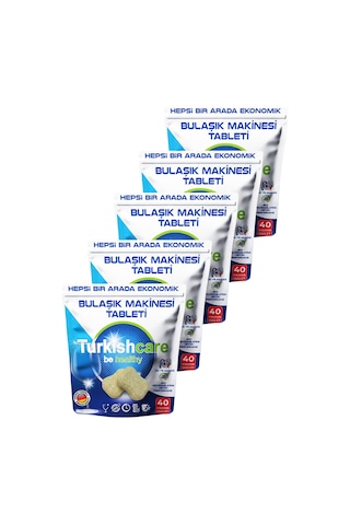 Turkishcare 5 Paket Premium Ekonomik Bulaşık Deterjanı 200 Adet