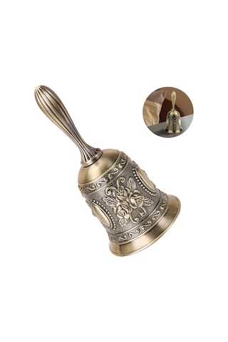 Altın Masa Zili. El Zili. Yüksek Ses. Okul Resepsiyonu. Noel.