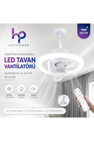 360 Dönebilen E27 Tavan Vantilatörü Ampul Led Işık Uzaktan Kumandalı Rgb Renkli Kısılabilir Vantilatör