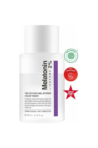 Maxclınıc %2 Melatonin Içeren Çift Fazlı Yorgunluk Karşıtı Krem Tonik Melatonin Cream Toner 200 ml
