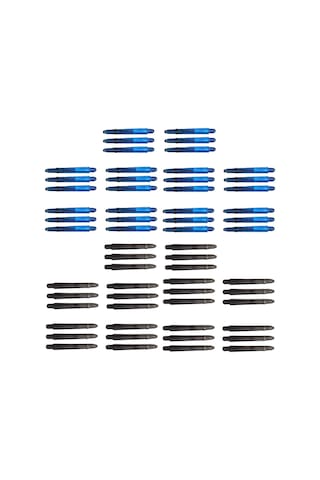 20 Set 60 Adet 48MM Polikarbon Dart Shaftı