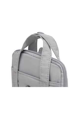 Smart Bags Mikro Poly Kumaş Askılı Mini Boy Kadın Cüzdanı 3346 Gri