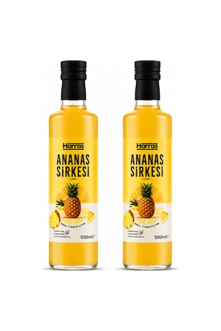 Ananas Sirkesi 500 Ml X 2 Adet Doğal Fermantasyon