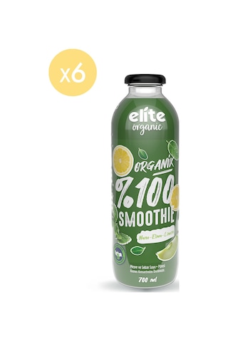 6'lı Organik %100 Smoothie Yeşil 700 Ml