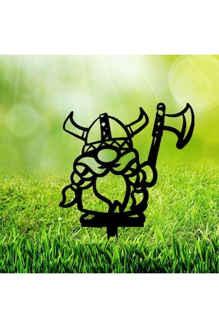 Bahçe Kazığı Demir Üretimi Viking Tasarım Bahçe Süsü