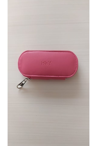 Hky Yüksek Kalite Unisex Anahtarlık Fuşya + Çakmak