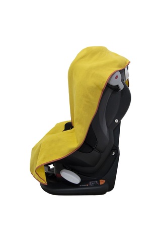 Ezh Collection 4011 Bebek Oto Koltuğu Kılıfı Flanel (Pazen) Kumaş Sarı