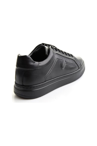 Bambi Siyah Napa Hakiki Deri Erkek Sneaker E01774070043