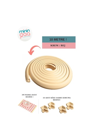 A Kalite 3m Bant 10 Metre 10 Adet Gri Rek Köşe Koruyucu Esnek Ve Yumuşak Kauçuk Kenar Koruyucu 001