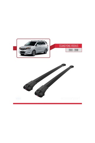 Ssangyong Rodius 2013-2018 Arası İle Uyumlu Ace-1 Ara Atkı Tavan Barı Siyah