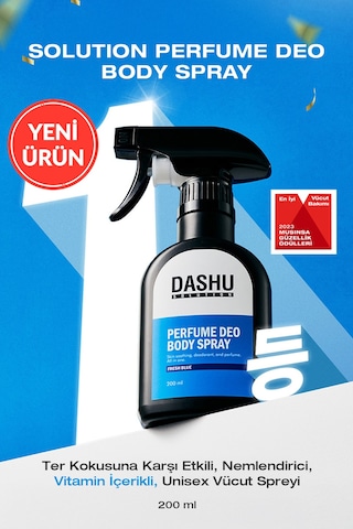 Dashu Solution Perfume Deo Body Spray Fresh Blue