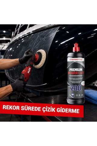 Menzerna Power Cut 200 Jelkot Boya Kompozit Çizik Giderici Kalın Pasta 1 Lt Fiberglas Marin Tekne