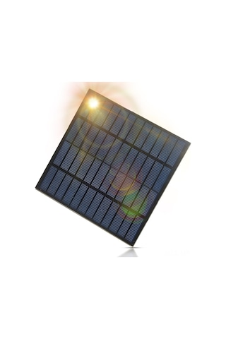 Mufunye 12v 3w Siyah Güneş Paneli - Ipx6 Su Geçirmez, %18.6 Dönüşüm Oranı, 145x145mm Polikristal Lamine Dıy Güneş Enerji Üretim Modülü