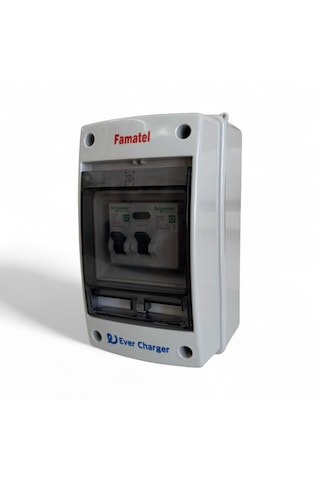 Ever Charger Monofaz Elektrikli Araç Panobox Plastik, Kaçak Akı