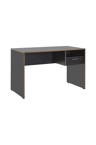 Concept Kilitli Çekmeceli Çalışma Masası-antrasit-kontra 120x75x60 Cm Gxyxd
