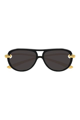 Bottega Veneta 1418s 005 58-15 Güneş Gözlüğü Siyah