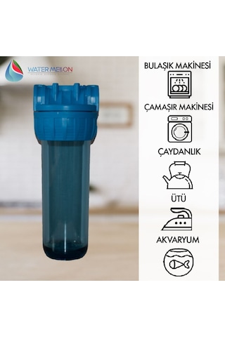 Watermelon Daire Bina Sayaç Girişi 1 Aşama Su Arıtma Sistemi Çamur Önleyici Sediment Filtreli