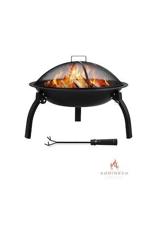 Metal 4 Parça İthal Katlanabilir Ve Taşınabilir Ateş Çukuru-manga