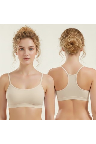 İkikareshop Dorya Penye Sporcu Bustiyer 1081 Çok Renkli