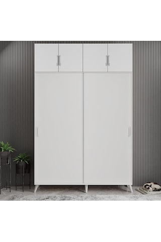 Viva Sürgülü Yüklük Modülü Portmanto Vestiyer Ayakkabılık B 140cm