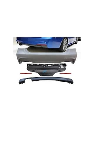 Bmw 3 Serisi F30 M-tech Arka Tampon Komple Set 2012- 2017 Arası Uyumlu