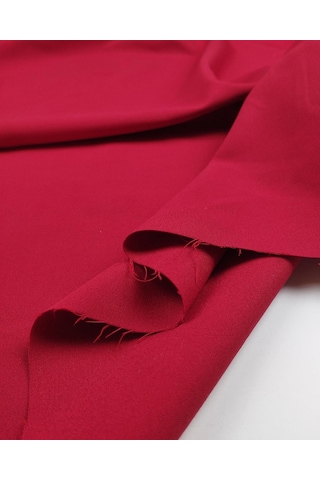 Kırmızı Renkte Krep Kumaş En: 140 Cm-10146 10