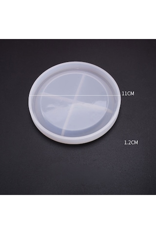 Epoksi Silikon Kalıp Bardak Altlığı Yuvarlak 11 Cm