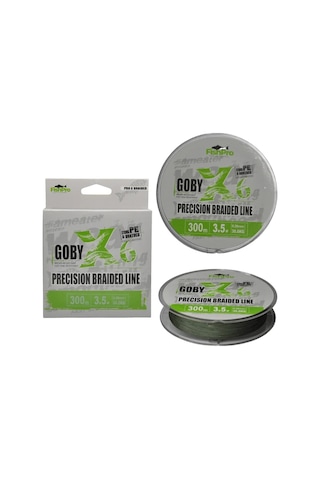 Fishpro Goby 6x 300 Mt Dark Green Örgü İp Misina 0.28