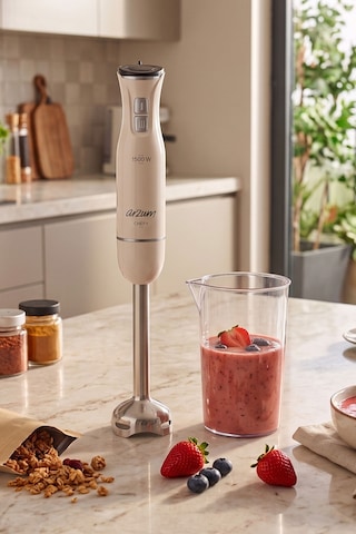 Arzum AR1139 Chefy El Blender 1500W 2 Kademeli Karıştırma Kabı