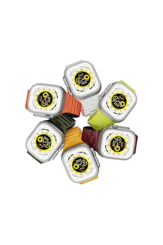 Newface - 577 - Apple Watch Ultra 49mm Wowen Kordon - Glblseme - - Siyah