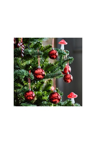 Ikea Vinterfint Noel Ağacı Süsü, Kırmızı, 20'li Set