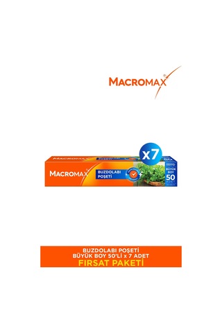 Buzdolabı Poşeti Büyük Boy - 50 Li Paket X7