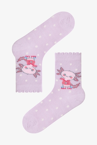 Penti Lila Kız Çocuk Lilac Axolot 2'li Soket Çorap