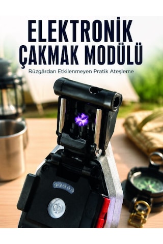 Şarjlı Çalışan El Feneri Elektronik Çakmak Emniyet Kemeri Kesici