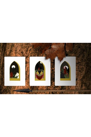 Wjpc Secret Tale Of Robinhood Black Owl Premium Oyun Kağıdı Limited Edition Koleksiyonluk İskambil Kartları