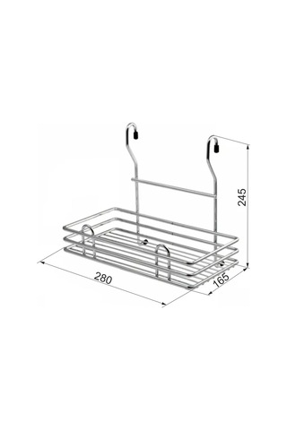 Aksmebel Modern Cwj102m Raylı Rulman, D16 Boru İçin, Krom 232462246 Krom