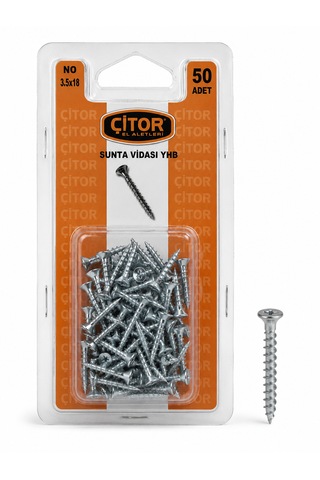 Sunta Vidası Yhb Yıldız Başlı Sunta Vida - Çoklu Paket 3.5 x 18