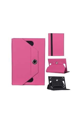 Apple iPad Uyumlu Pro 11 2020 2.nesil A2228 Universal Standlı Tablet Kılıfı Pembe