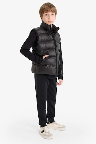 Defacto Erkek Çocuk Su İtici Fermuarlı Dik Yaka Şişme Yelek F3092a825aubk27 Siyah