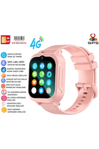 Harvox 4G Max 2024 Sim Kartlı Gps'li Akıllı Çocuk Saati (İthalatçı Garantili)