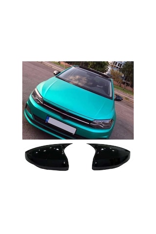 Vw Polo Batman Yarasa Ayna Kapağı Piano Black 2021-
