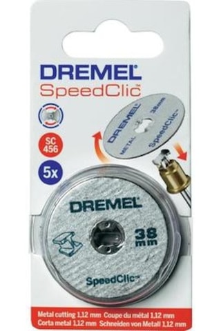 Dremel Ez Speedclic Metal Kesme Diskleri 38 Mm (Sc456B) 12'Li - 2615S456JD