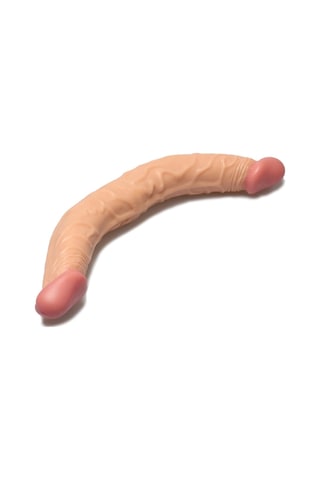 Lilitu Shop 36 Cm Çift Taraflı Realistik Dildo Anal Vajinal Penis