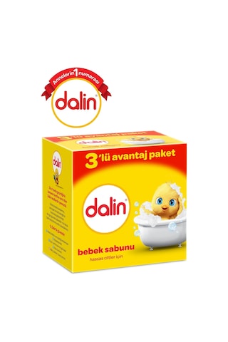 Dalin Bebek Sabunu 100gr 24 Lü Set Hassas Ciltler İçin