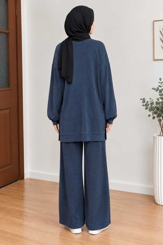 Tenfısı Woman Wear Kadın Oysho Kumaş İkili Takım Rahat Kalıp Antrasit - 924408740 Antrasit